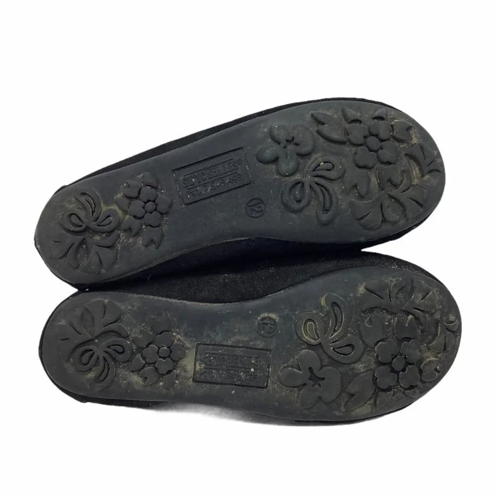 Seychelles flats moccasins memory foam black Girls